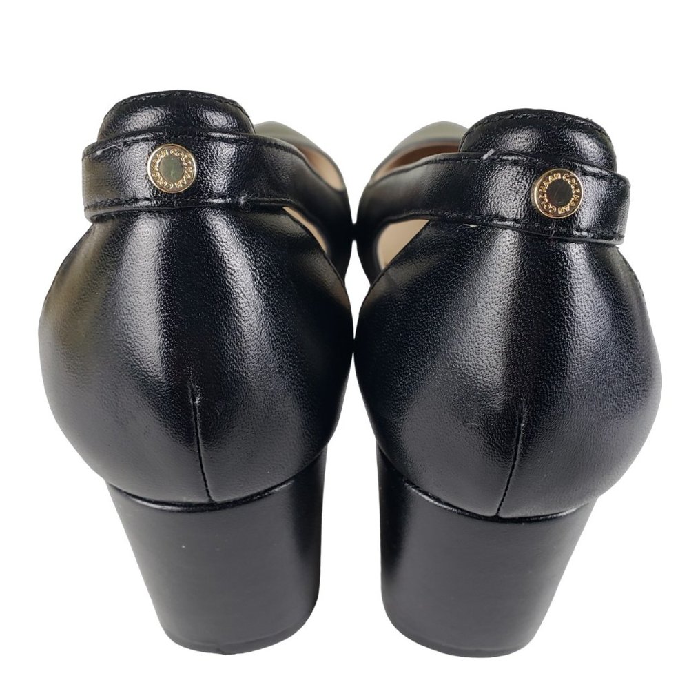 Cole Haan Emilee Black Leather Cutout Pump 9B Excellent Condition - Picture 13 of 16